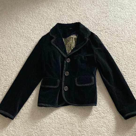 Boden Jackets & Blazers - Women’s Boden Black Velvet Jacket